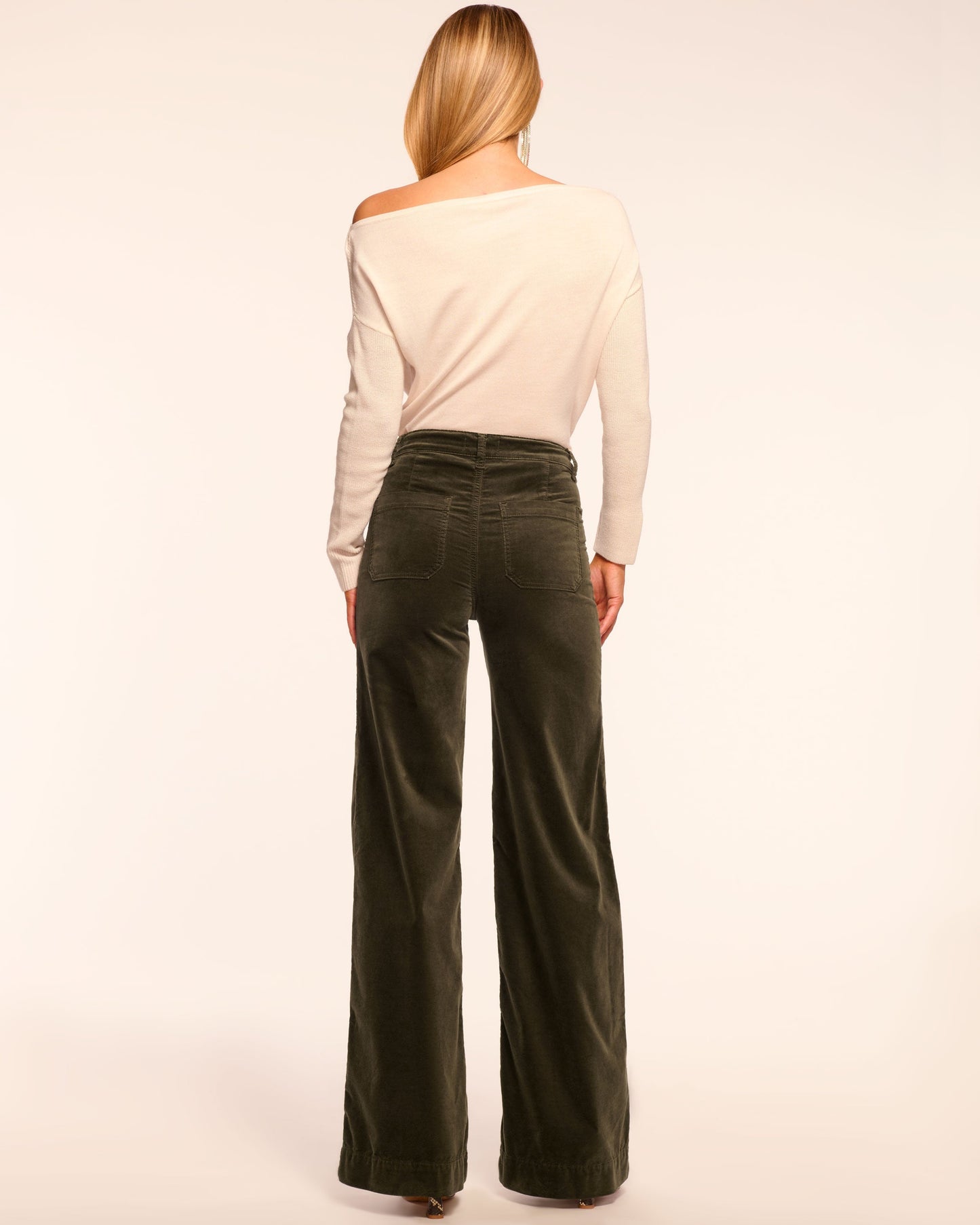 Cindy Velvet Wide Leg Jean