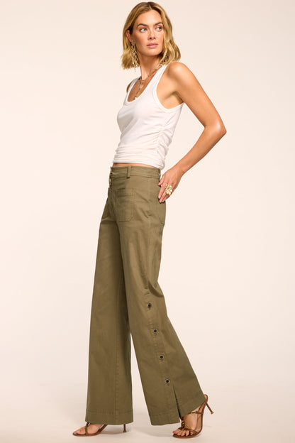 Giselle Canvas Wide Leg Pant