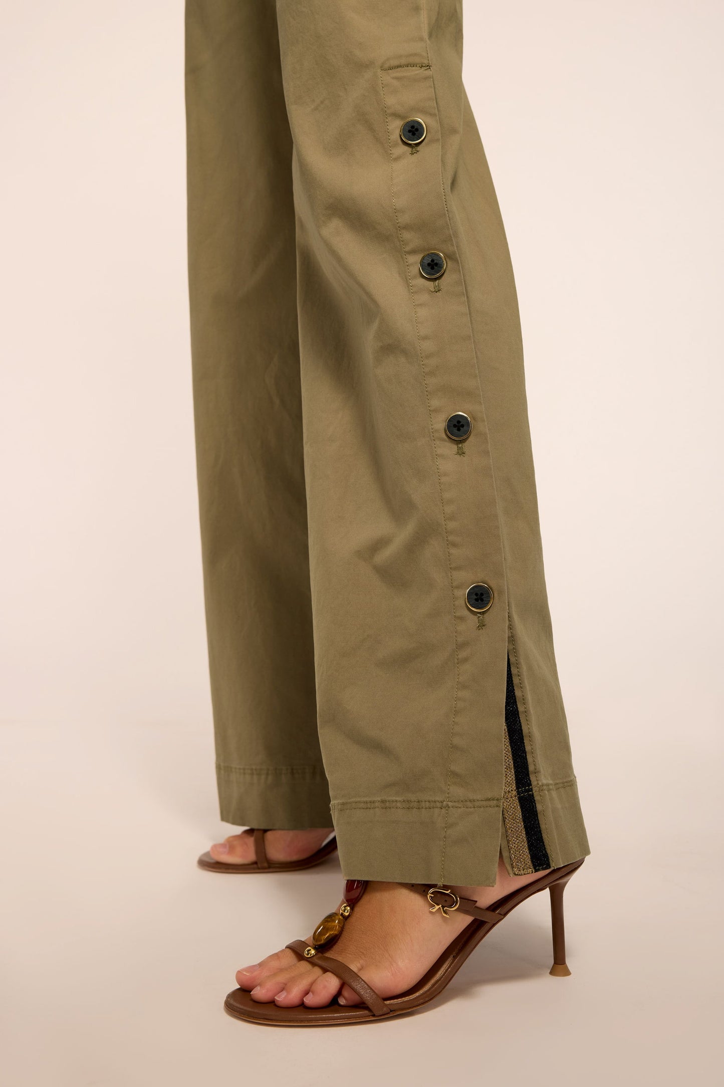 Giselle Canvas Wide Leg Pant