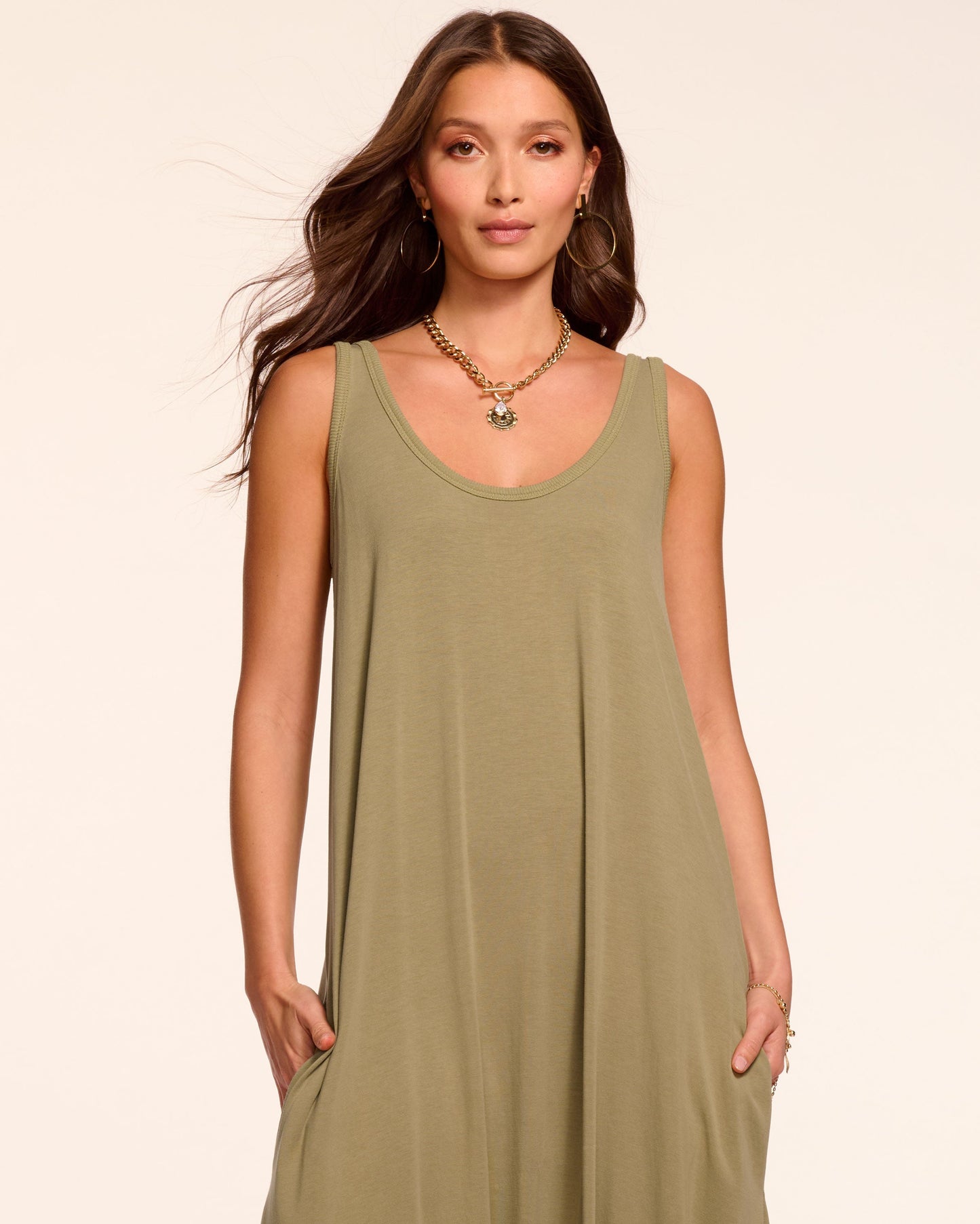 Ellison Knit Scoop Neck Midi Dress