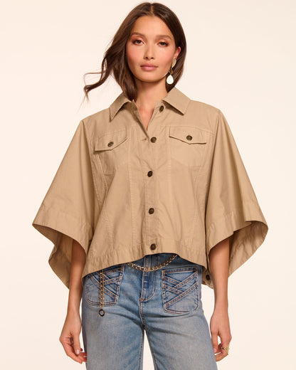 Beatrice Canvas Jacket | SANDSTONE