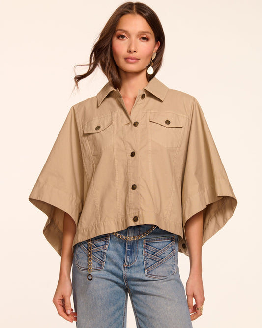 Beatrice Canvas Jacket | SANDSTONE