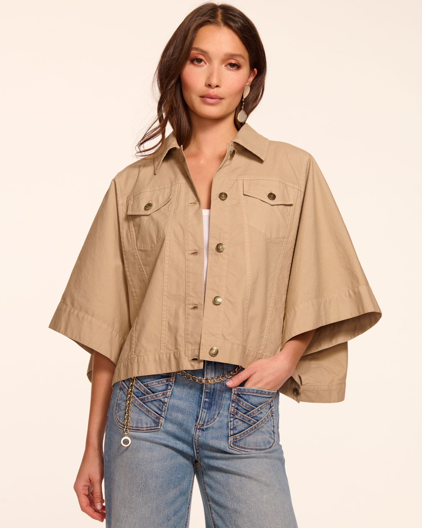 Beatrice Canvas Jacket | SANDSTONE
