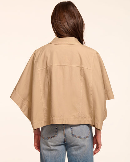 Beatrice Canvas Jacket | SANDSTONE