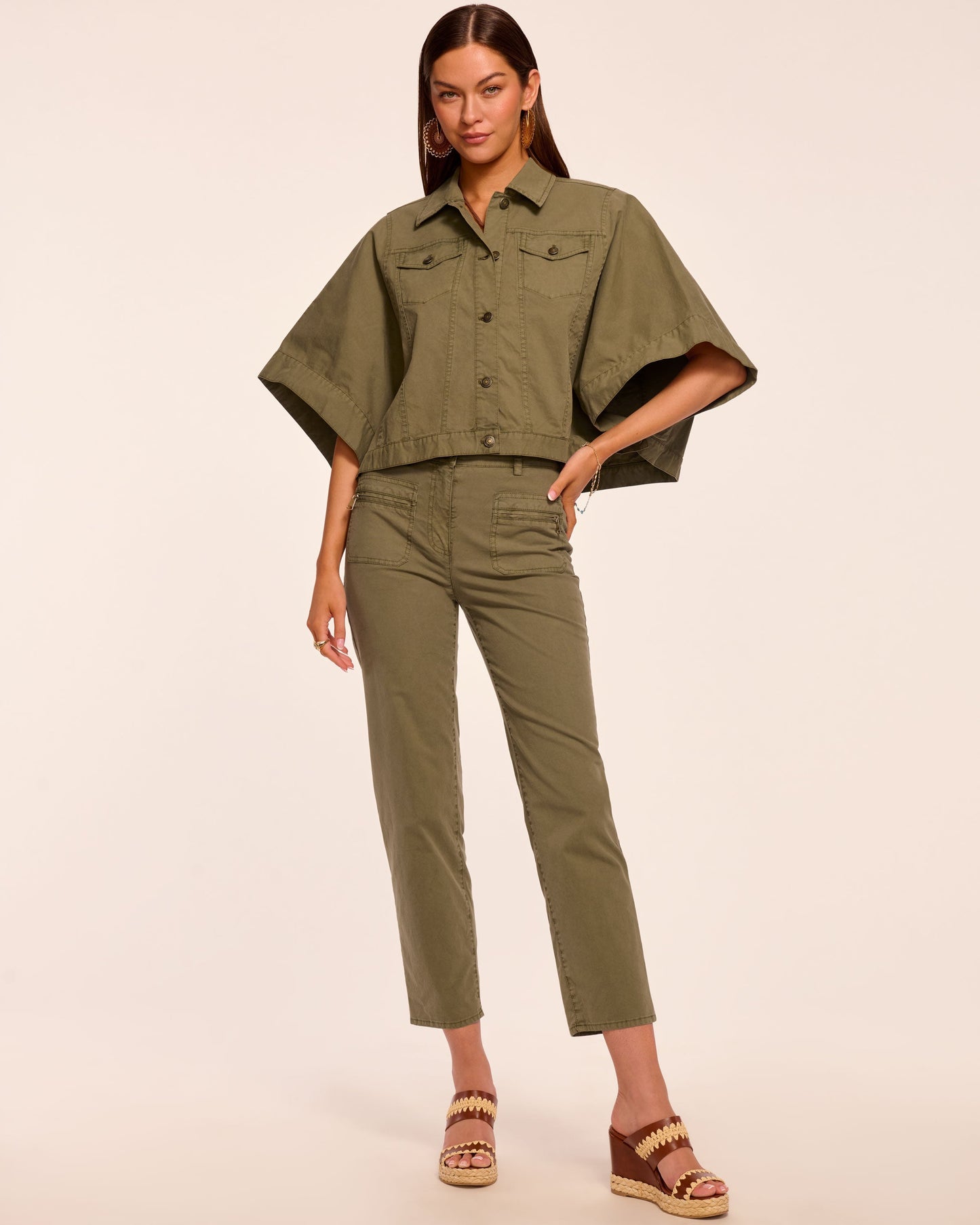 Emmy Canvas Ankle Length Pant