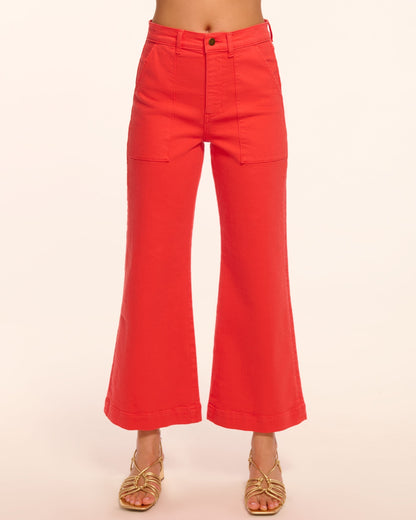 Clifford Cropped Wide Leg Jean