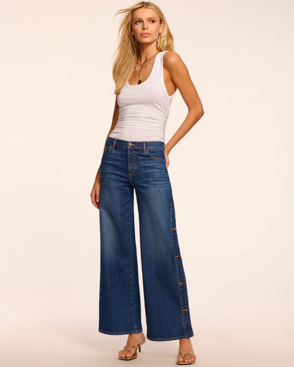 Evelina High-Rise Wide Leg Jean