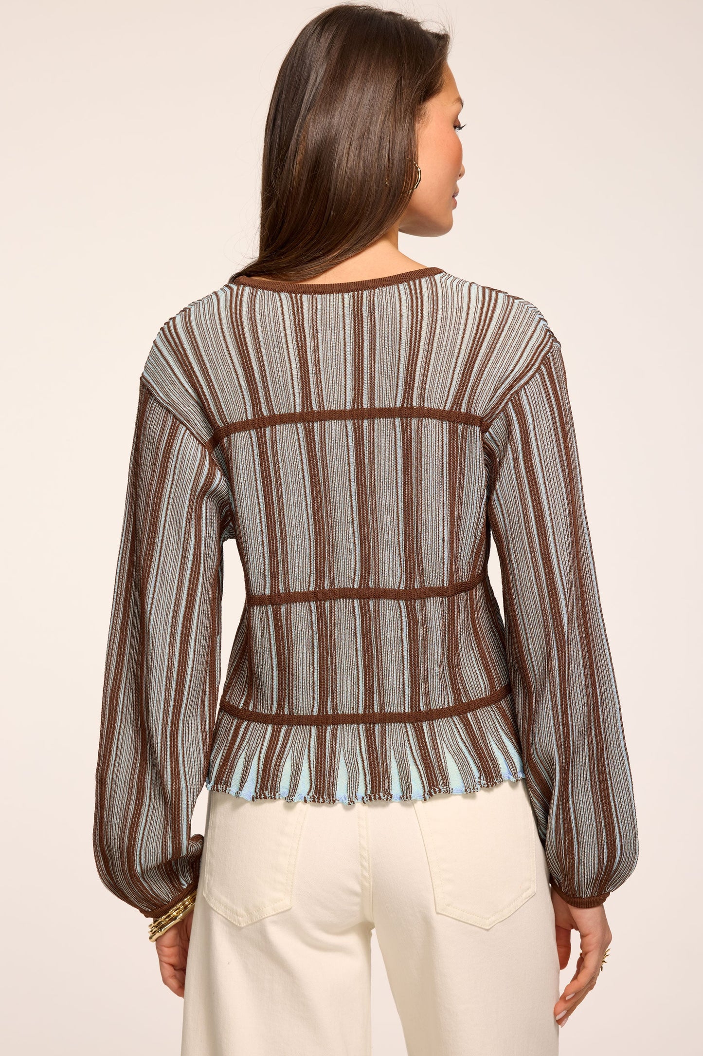 Ashlyne Striped Knit Sweater