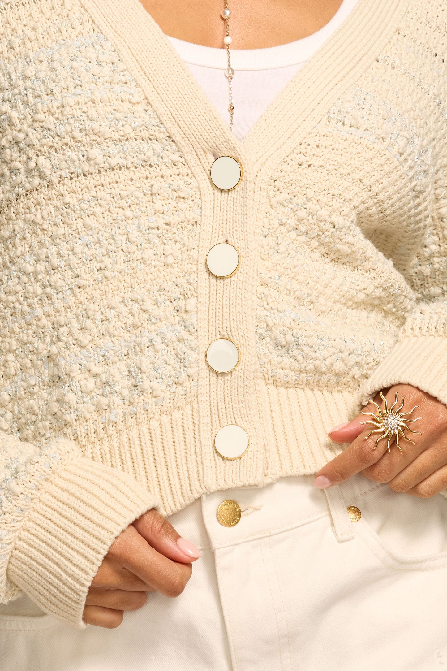 Carly Textured Knit Cardigan