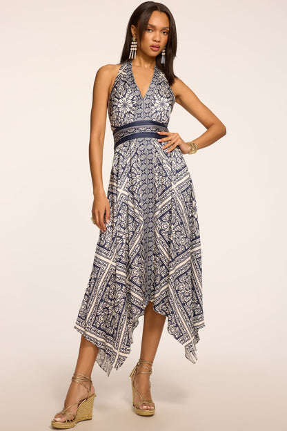 Georgina Printed Midi Dress