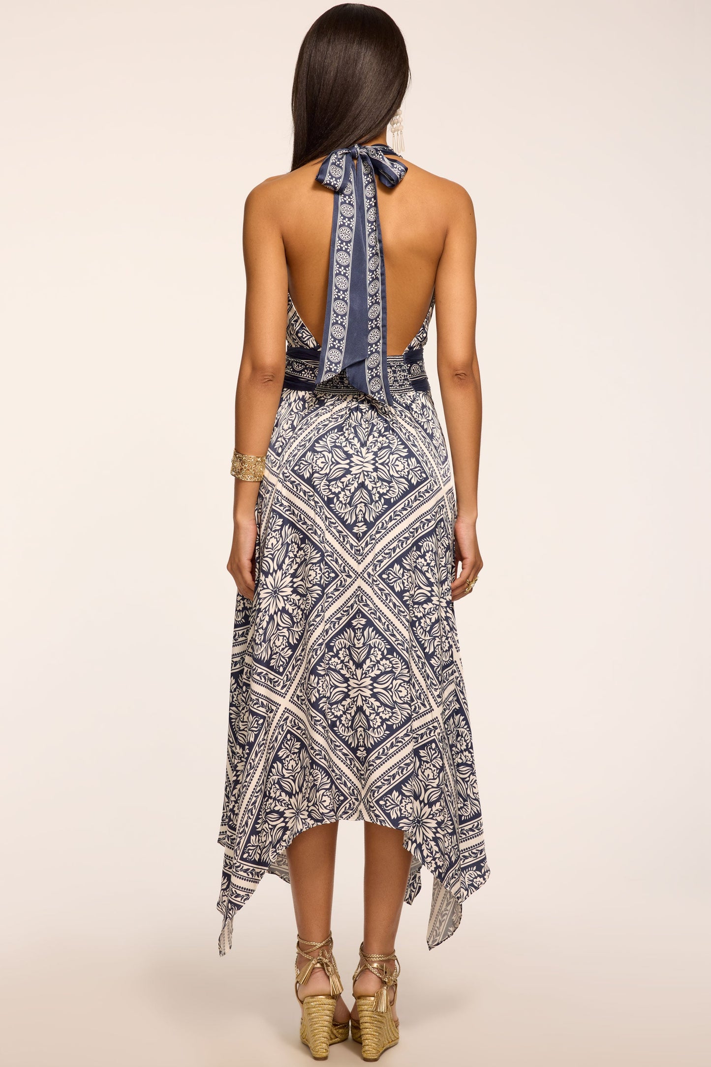 Georgina Printed Midi Dress