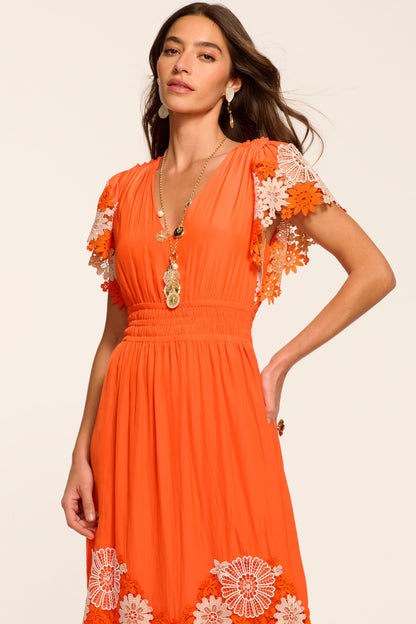Georgie Embroidered Maxi Dress