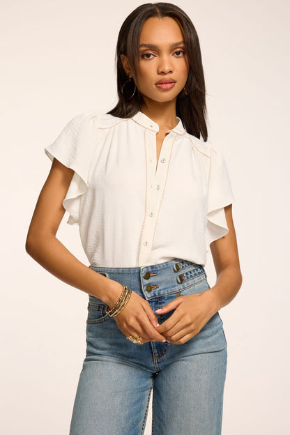 Aurora Flutter Sleeve Top