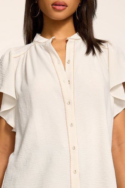 Aurora Flutter Sleeve Top