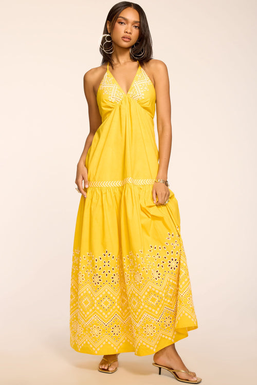Amaris Embroidered Maxi Dress