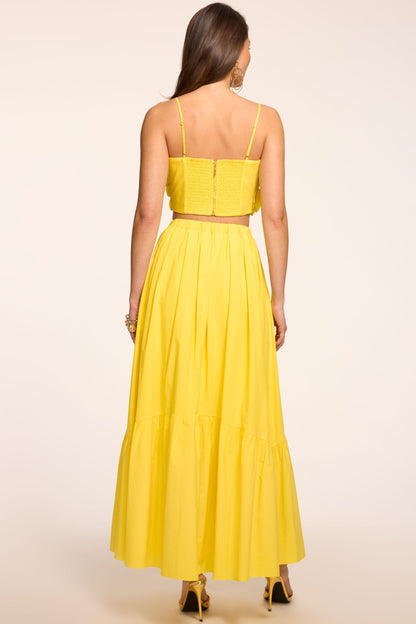 Bridget Embellished Cotton Midi Skirt