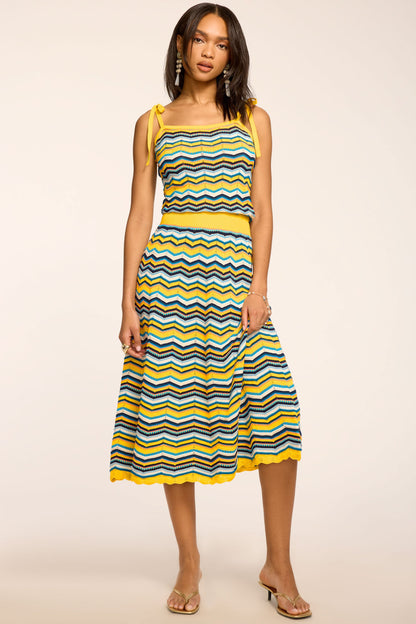 Cali Printed Midi Dress