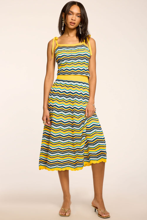 Cali Printed Midi Dress