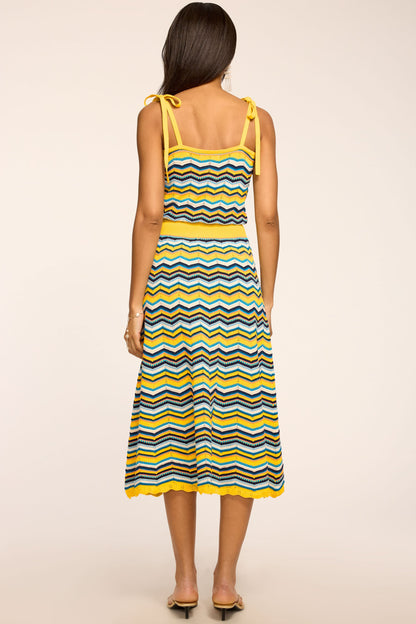 Cali Printed Midi Dress