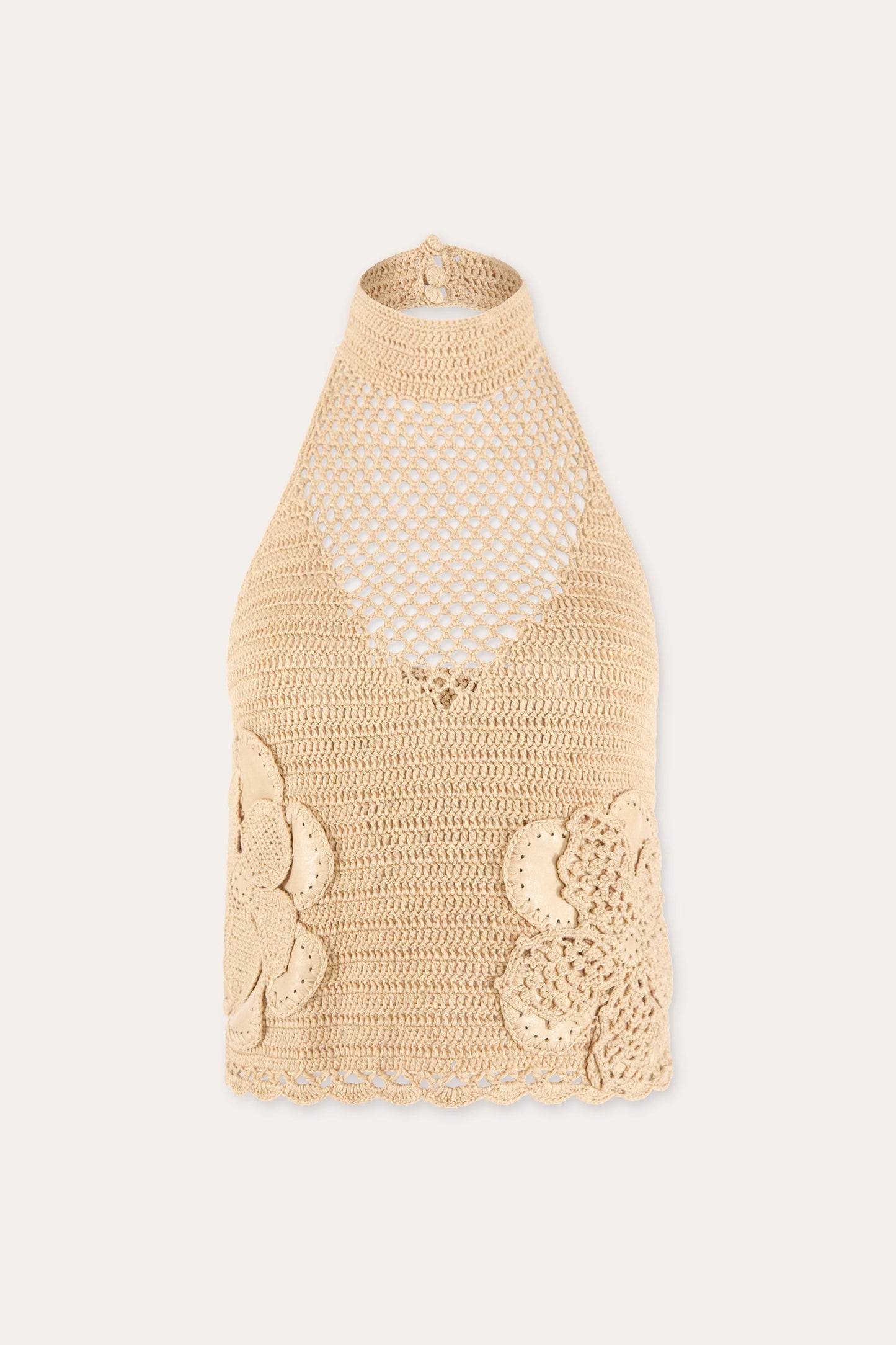 Celeste Crochet Cropped Tank Top
