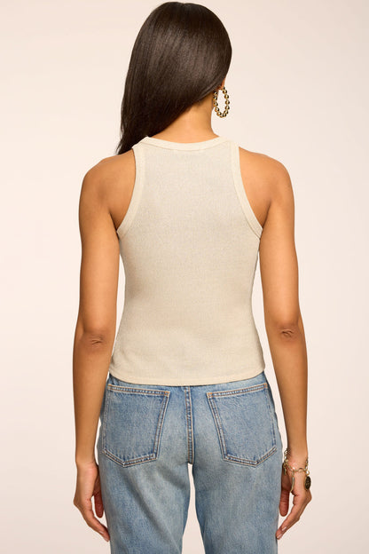 Ella Lurex Knit Tank Top