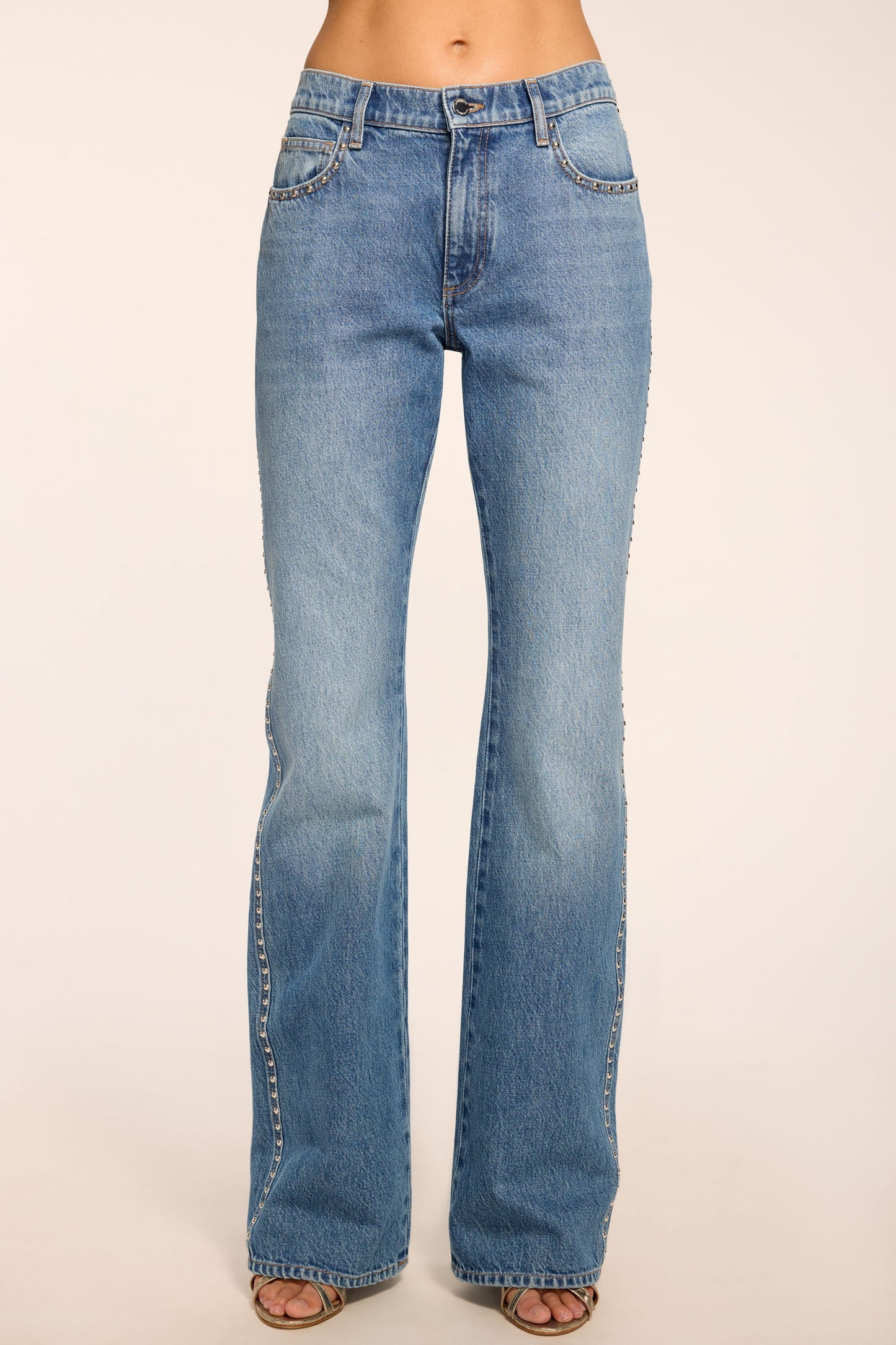 Carla Studded Boot Cut Jean