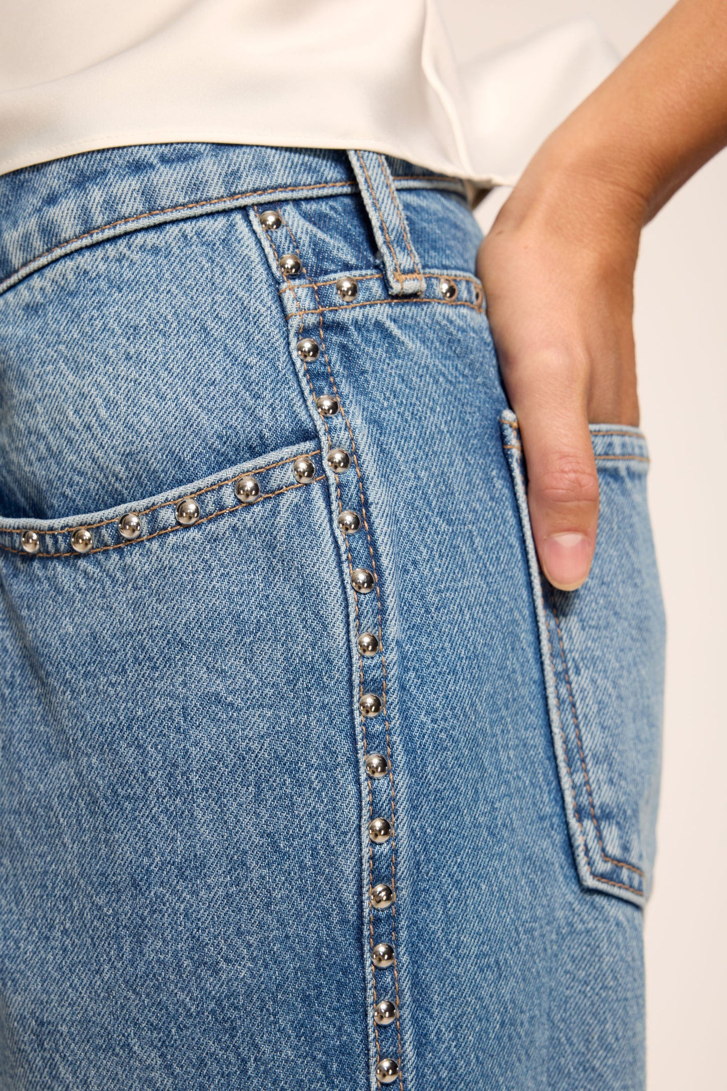 Carla Studded Boot Cut Jean