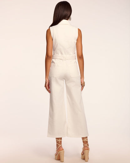 Bell Sleeveless Denim Jumpsuit