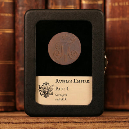 Russian Empire, Emperor Paul I, Copper 1 Kopeck - 1798 CE - Russian Empire