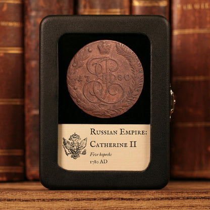 Russian Empire, Empress Catherine II, 5 Kopecks - 1780 CE - Russian Empire
