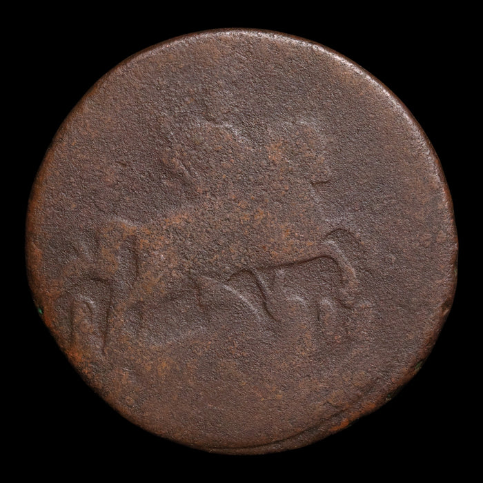 Russian Empire, Empress Elizabeth, Copper 1 Kopeck - 1760 CE - Russian Empire
