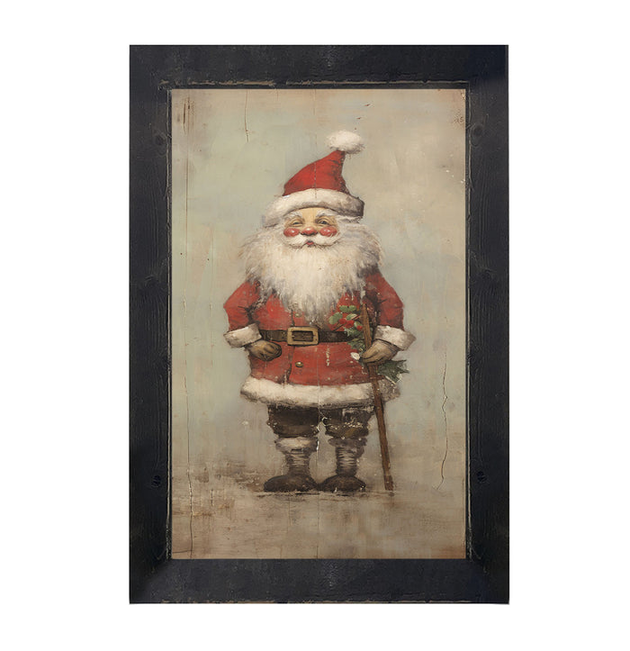 Rustic Smiling Santa