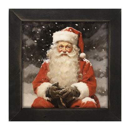 Santa distracted - Framed Art