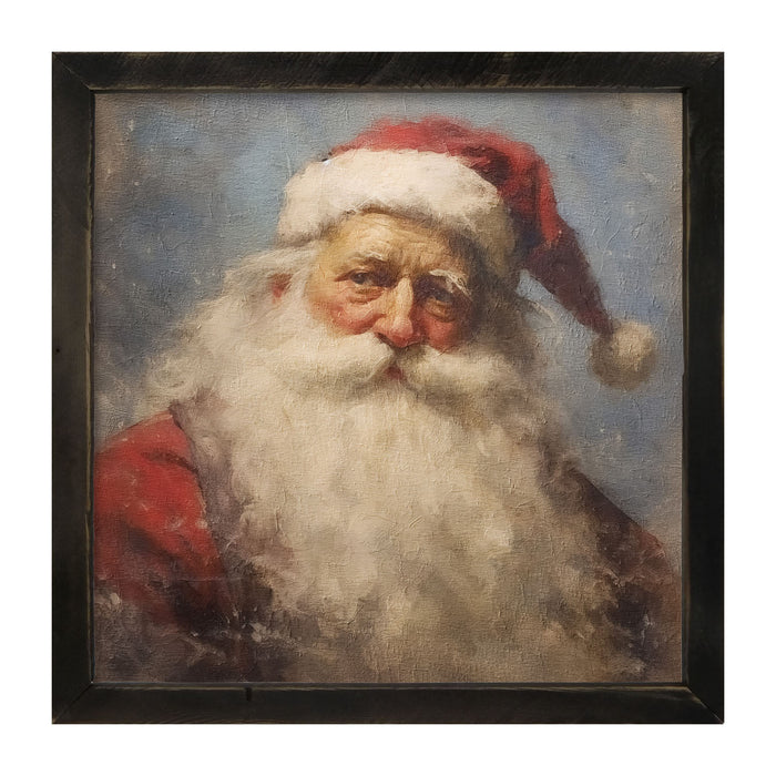 Santa portrait 5 - Framed Art