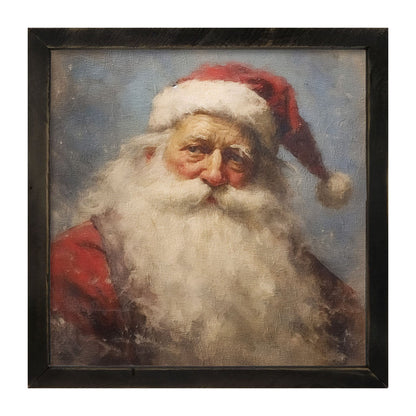 Santa portrait 5 - Framed Art