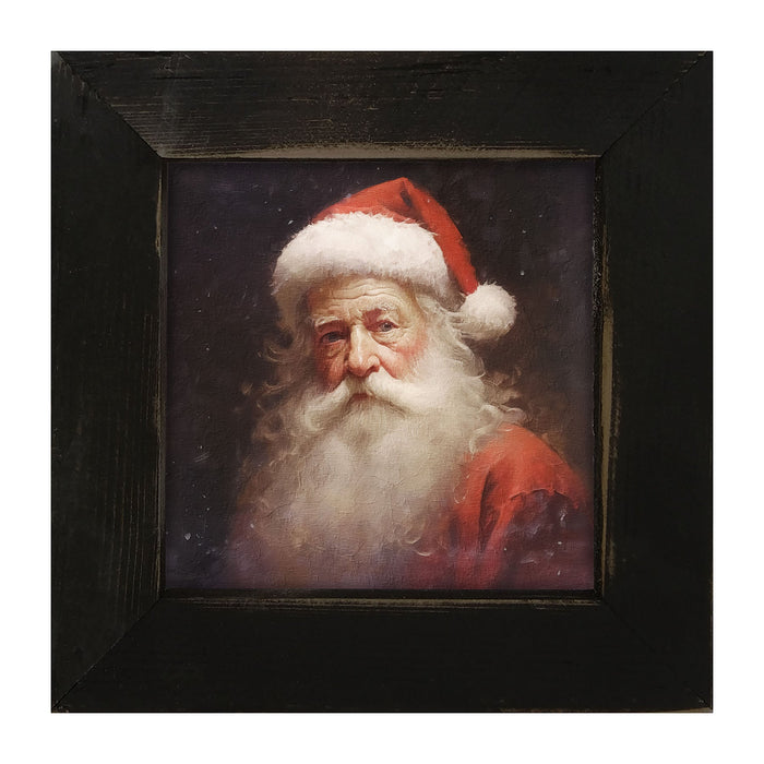 Santa portrait 6 - Framed Art