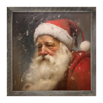 Santa portrait 9 - Framed Art