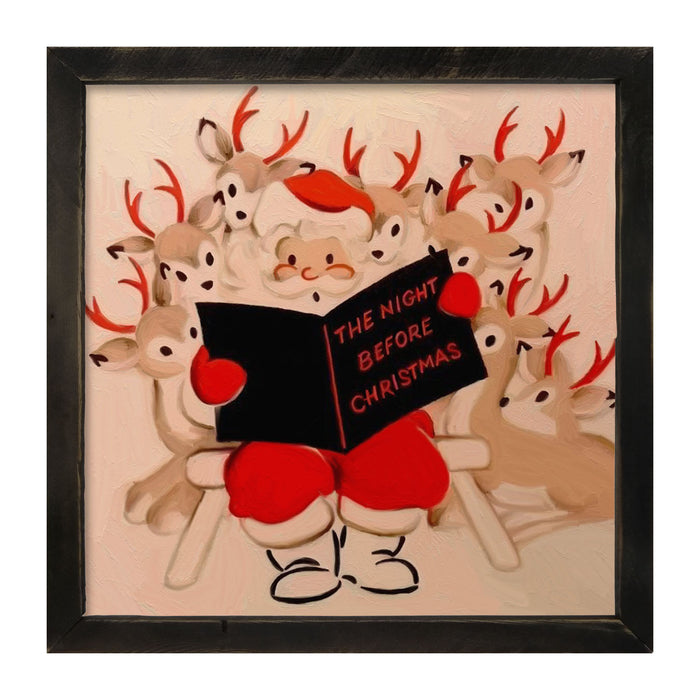 Santa reading