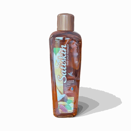 Satinskin Luxury Bubble Bath 1L moisturizing cocoa butter rich bubbles soft smooth skin