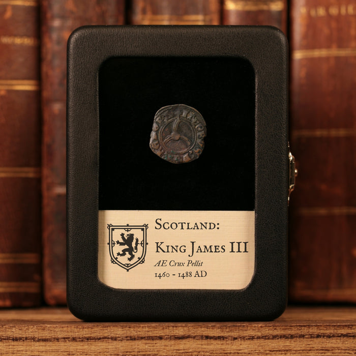 Scotland, King James III, AE Crux Pellit - 1460 to 1488 CE - Scotland