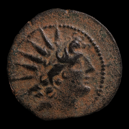 Seleucid Empire, Antiochus VIII Grypus and Cleopatra Thea, AE Unit - 123 to 122 BCE - Greek World
