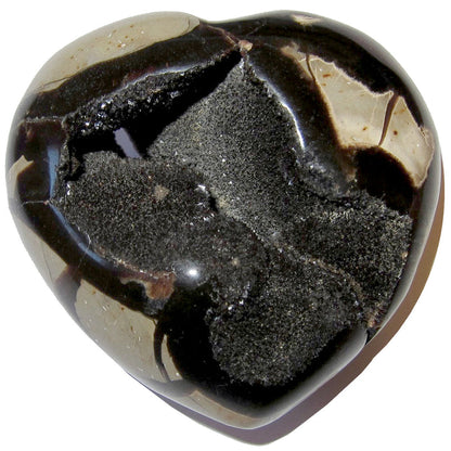 Septarian Heart Passion of the Dragon Stone Geode Cluster