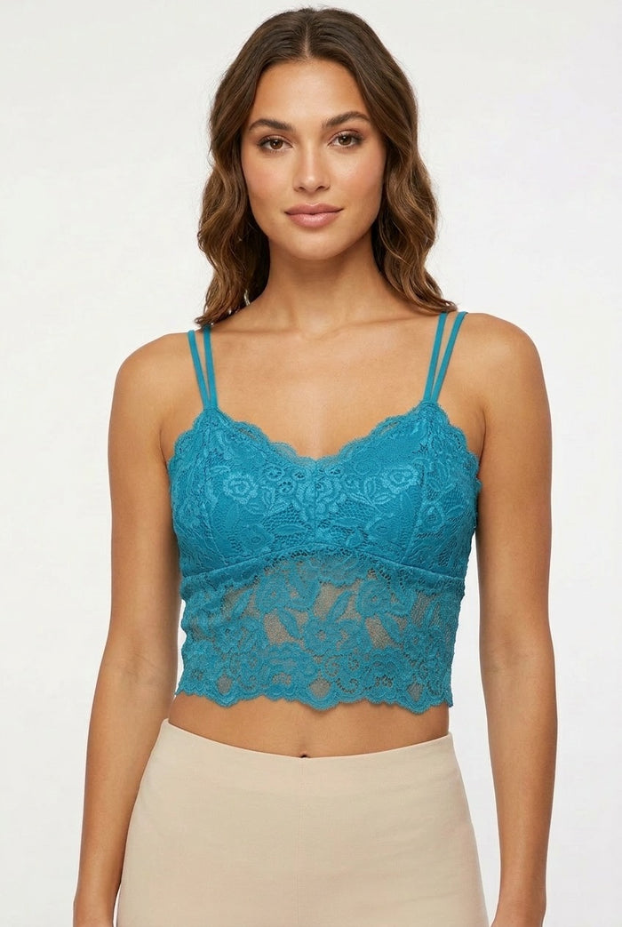 Serna01 Dahlia Lace Scallop Cami