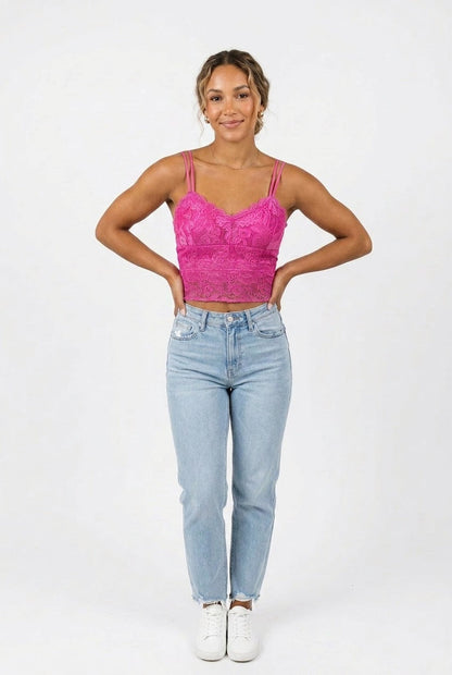 Serna01 Dahlia Lace Scallop Cami