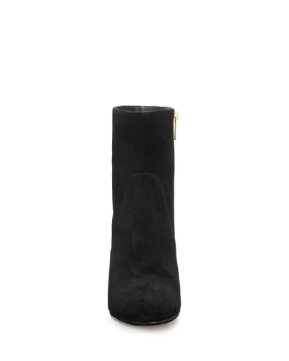 Caro Heeled Ankle Boots | BLACK SUEDE