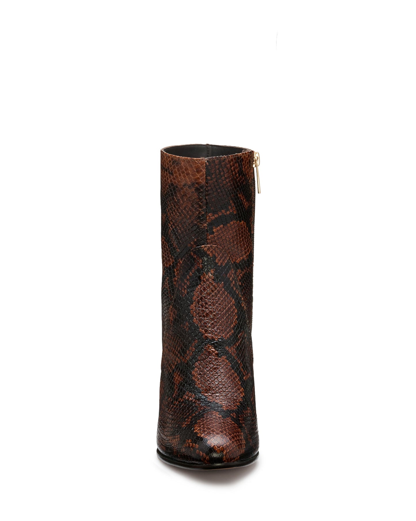 Caro Heeled Ankle Boots | BROWN SNAKE
