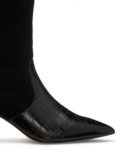 Cassie Heeled Boots | BLACK
