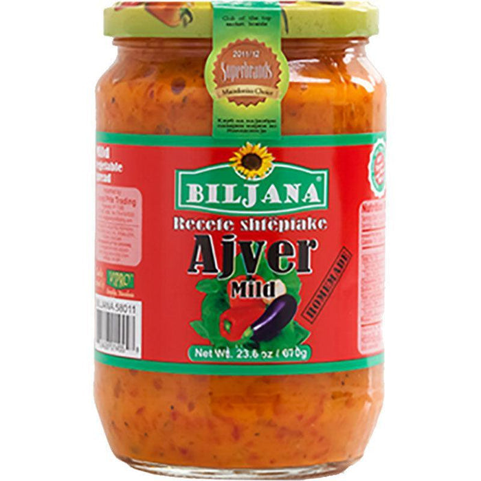 Shtepiake Ajvar MILD 670g (Biljana) - MezeHub