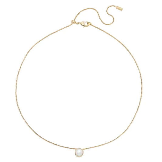 Signature Midi Knockout Pendant- Pearl
