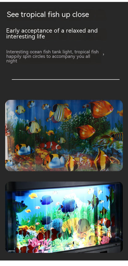 Simulation Ornamental Fish Lamp Home Night Decoration Home Decor 🇨🇳